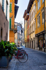Fototapeta na wymiar Old street in Udine