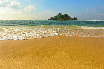 Fototapeta premium Tropikalna plaża na Sri Lance.