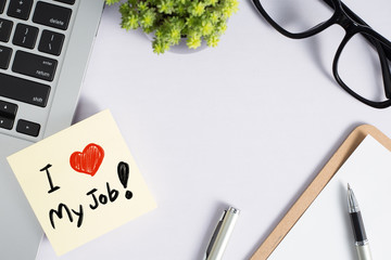 I Love My Job Concept