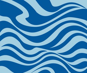 blue abstract wave background vector illustration