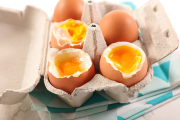 box of boiled egg