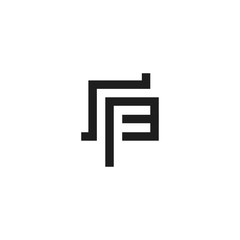 Letter F Abstract Monogram Creative Business Modern Logo