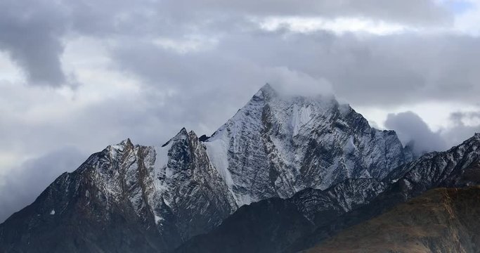 High mountains of Himalaya range. Extreme beautiful nature