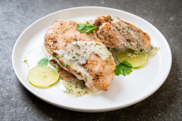 grilled chicken with lemon lime sauce