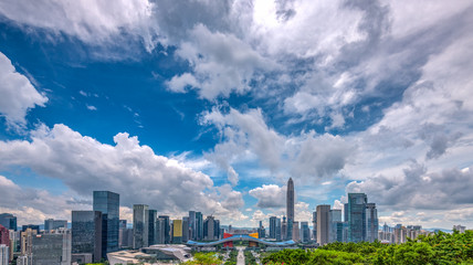 Fototapeta premium Cityscape of Shenzhen