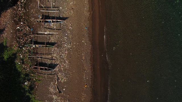 Local fisherman community from above