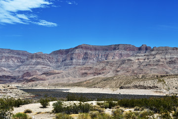 Pierce Ferry Road landscapes, Meadview. Grand Canyon National park, Arizona, USA