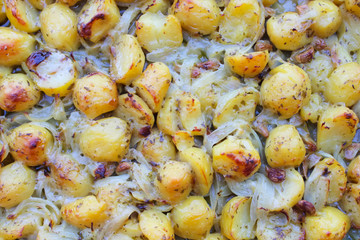 baked potato close up