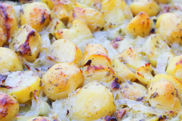 baked potato close up