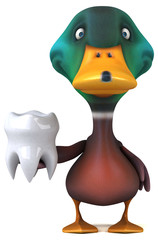 Fun duck - 3D Illustration