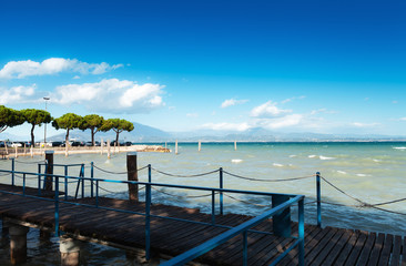 embankment of Lake Garda