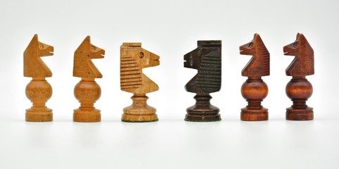 Piezas de ajedrez, caballos © Kuki LadrondeGuevara