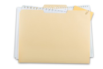 File Folder with Documents