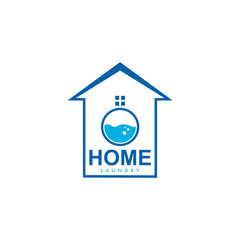 creative home logo minimal detailing with clean background.