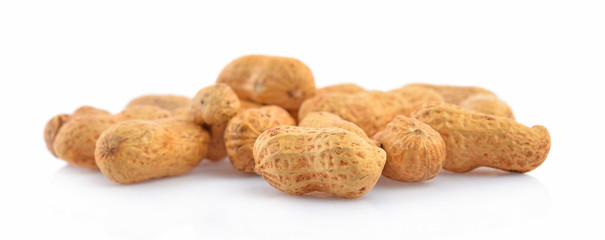 peanut  isolated on white background.