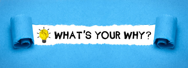 What´s your why? - obrazy, fototapety, plakaty