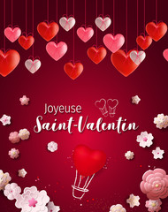 Joyeuse Saint-Valentin - Carte Saint-Valentin