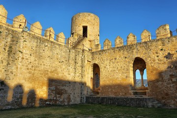 Castle of the city of Frias in Spain