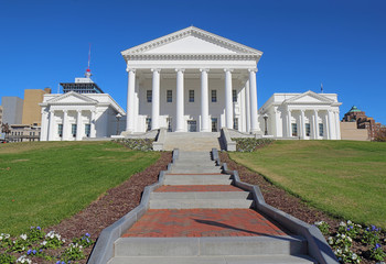 Virginia capitol building in Richmond