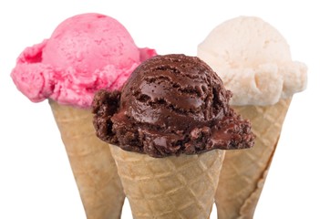 Ice Creams in the Cones