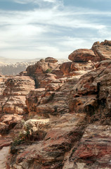 Fototapeta na wymiar Ruins of Petra