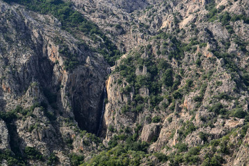Fototapeta na wymiar Cascata di Murumannu