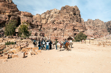 Ruins  of Petra