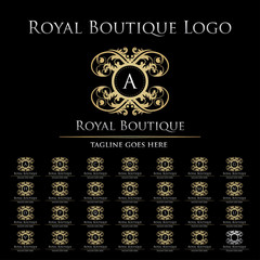 Royal Boutique Alphabetical Set Logo