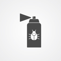 Bug spray vector icon sign symbol