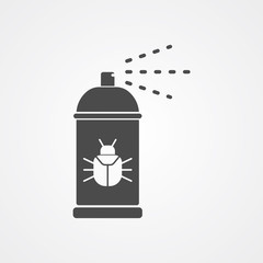 Bug spray vector icon sign symbol