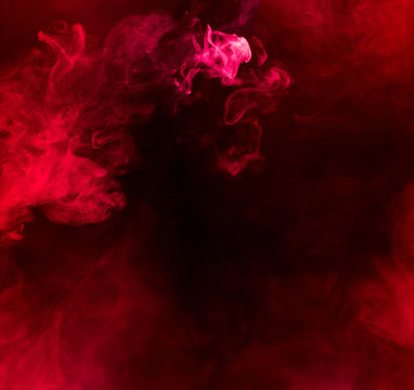 red smoke over black background