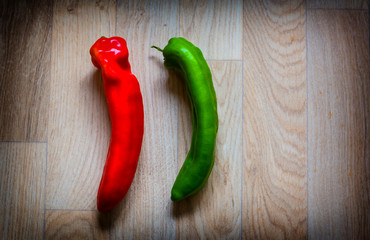 Pimientos frescos para cocinar