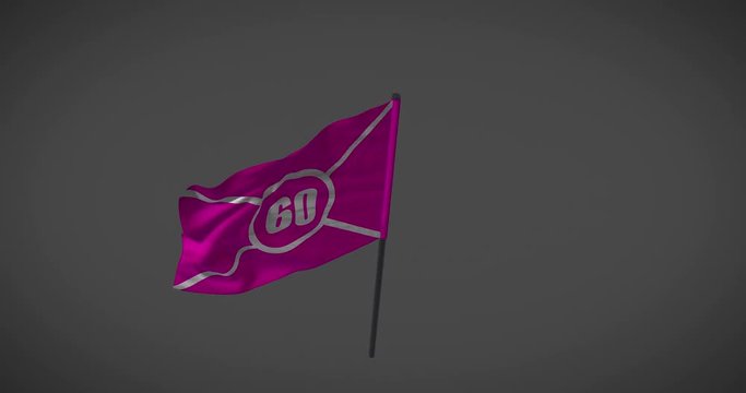 Racing flags - Code 60 flag looping animation with alpha mask