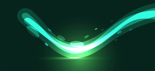 sfondo, luce, forma, sinuosa, fluido © xyz+