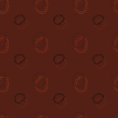 Seamless background pattern with various colored circles.