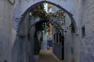 Fototapeta na wymiar Chefchaouen the blue city in Morocco