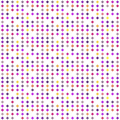 Abstract seamless pattern background with multicolored various rhombuses.