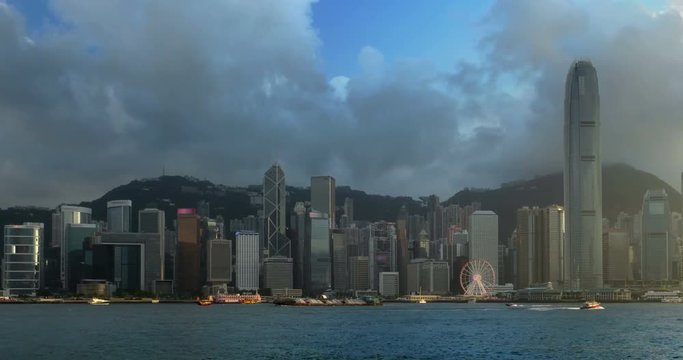 Hong Kong sunset, China