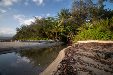 Peaceful sunrise in Port Douglas, Queensland Australia