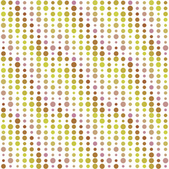 Seamless abstract pattern background with a variety of colored circles.