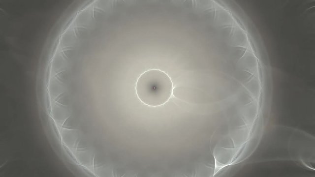 Abstract fractal forms morph and oscillate (Loop)