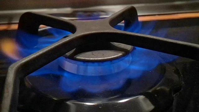 Gasflamme in super slowmotion 960 fps