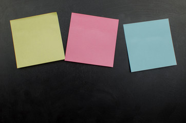 School office supplies including board. Copy space for text
