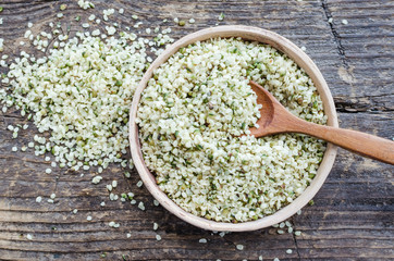 Organic hemp seeds