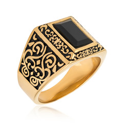 Fashion Male ring isolation white