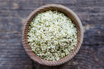 Organic hemp seeds