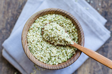 Organic hemp seeds