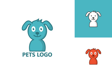 Obraz premium Pets Logo Template Design Vector, Emblem, Design Concept, Creative Symbol, Icon