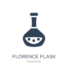 florence flask icon vector on white background, florence flask t