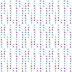 Abstract seamless pattern background with multi-colored varied triangles.